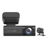 Nouvelle caméra embarquée 4G à double objectif 2K + 1080P sans écran, caméra de voiture avec suivi GPS, localisation, vitesse, contrôle par application, SIM DVR
