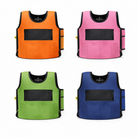 Gilet lesté pour enfants, gilet de compression pour l'intégration sensorielle, autisme, TDAH, thérapie scolaire, vente en gros, ajustable, 18 oz, en tissu