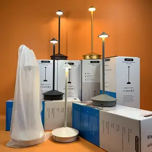 High Restaurant Hotel Table Lamp Wedding Table Lamp Outdoor Use Cordless Rechargeable Table Lamps