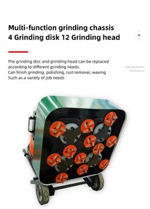 Rettificatrice per blocchi di macinazione per pavimenti con polimerizzazione epossidica all'ingrosso testa di molatura diamantata rettifica per calcestruzzo rettifica ad acqua per lamiera - Product Image 3