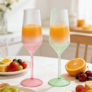 カスタムプラスチックワイングラス 割れない高級レトロプラスチックカクテルグラス シャンパングラス レストラン屋外パーティー用 - Product Image 3