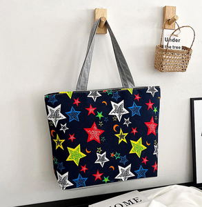 กระเป๋าผ้าแคนวาสสั่งทำพิเศษ กระเป๋าโฆษณาสร้างสรรค์ กระเป๋าช้อปปิ้งแฟชั่นใหม่ กระเป๋าผ้าแคนวาสขายส่ง - Product Image 1