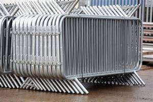 Barrière de sécurité portable, amovible, antirouille, imperméable, écologique, durable, clôture temporaire pour chantier de construction, clôture pour foule - Product Image 5