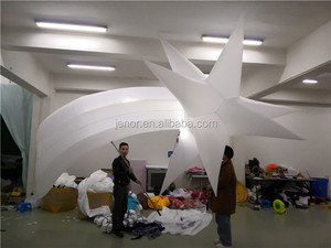 Đi Bộ Diễu Hành Đạo Cụ <span class=keywords><strong>Inflatable</strong></span> Thắp Sáng Sao Con Rối Với Cờ - Product Image 3