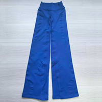 Leggings de yoga évasés sans couture, effet push-up, respirants, séchage rapide, taille croisée, pantalon de sport à jambes larges pour femme