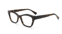 Montures de lunettes Flowerfour en acétate œil de chat, design épais bicolore