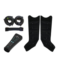 Bottes de compression d'air rechargeables professionnelles, chauffantes, physiothérapie, six modes, trois forces pour la récupération sportive, massage