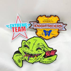 맞춤형 라펠 핀 자석 배지 제조업체 최소 주문 없음 맞춤형 로고 금속 라펠 하드 소프트 에나멜 핀 - Product Image 4