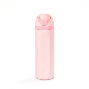 กระบอกน้ำสแตนเลสแบบพกพาสองชั้น มีหูจับแบบกีฬา ฝาปิดล็อค ดื่มได้โดยตรง เก็บความร้อน-เย็น ขวดน้ำกีฬา - Product Image 3