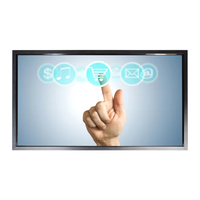 Computer 40 Inch IR Touch Open Frame HD LED Interactive Touch Monitor Smart TV Board AIO PC 4K Computer Hardware Software