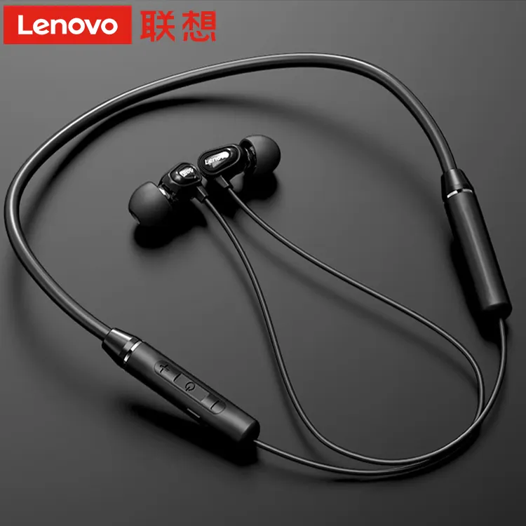 Lenovo original HE08 HE05 QE03 HT38 HT18 with physical noise reduction true wireless neckband earbuds IPX4 waterproof headset