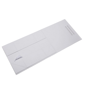 Custom 2mm Thick Folding Gift <b>Box</b> with Ribbon Glossy Lamination Flat Fold Cardboard Telescopic Rigid Boxes Packaging - Product Image 5