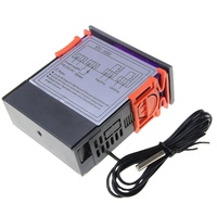 Contrôleur de température numérique LED, Thermostat, régulateur thermique, régulateur, relais, refroidissement de chaleur, STC-1000 AC110-220V, pièces
