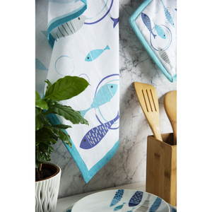 EXCELSA Asciugamano da Cucina in Cotone North Sea 50x70 Cm, Rettangolare Stampato, Lavabile in Lavatrice, Motivo Animalier, Modello 65925 - Product Image 3