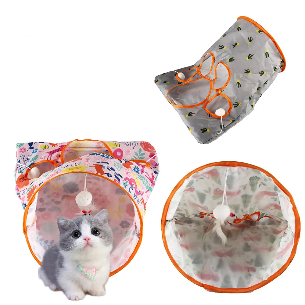 Runpin ms009 pet hareket oyuncak kedi oyuncaklar kapalı kediler için kedi tüneli torba