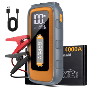 Système portable professionnel OEM 4000A personnalisé pour démarrage d'urgence de batteries de voitures et de motos, outil d'urgence étanche - Product Image 2