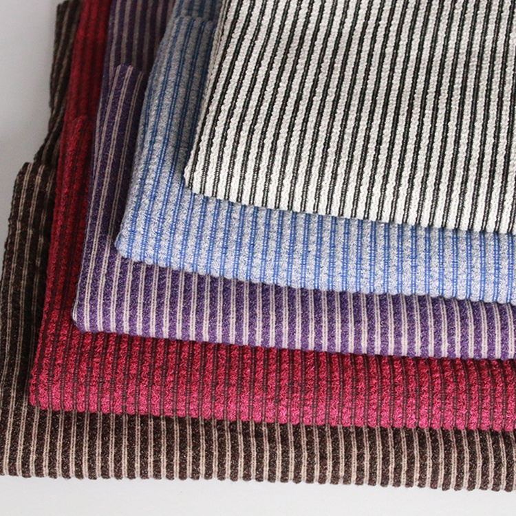 931 # 55% полиэстер 40% вискоза 5% Спандекс Трикотажная грубая ткань с иглами для пальто пуловера Мода