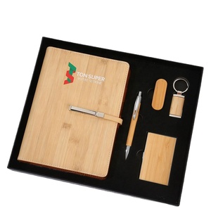 ชุดของขวัญไม้ไผ่แบบกำหนดเอง: แฟลชไดรฟ์ USB พร้อมโลโก้, สมุดบันทึก และพวงกุญแจ - ของขวัญสำหรับองค์กรที่เป็นมิตรกับสิ่งแวดล้อม - Product Image 2