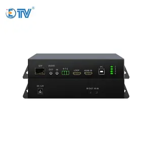 Trasmettitore e ricevitore video ETV 4k 60Hz estensore in fibra ottica KVM Video e Audio multipli