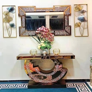 Hot bán Rose Gold thiết kế đặc biệt Đè Bẹp kim cương giao diện điều khiển Bảng với gương - Product Image 2