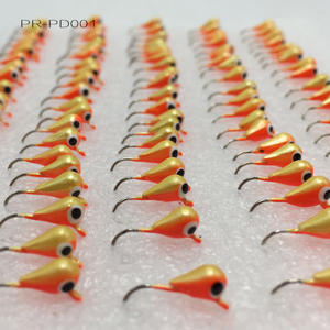 Ijs Vissen Kunstaas Set Kit Jigs Heads Pakken Hoog Koolstofstaal Voor Crappie Panfish Snoekbaars Jigging Haken - Product Image 3