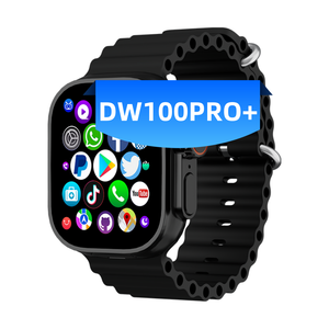 DW100Pro+ Akıllı Saat SIM Kart 3+32G Global Android AMOLED 2.04 İnç Görüntülü Arama WIFI GPS Youtube S10 Hücresel Sürüm - Product Image 2