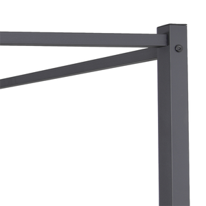 Modern King Size Adult Steel Metal Canopy <strong>Bed</strong> Bedroom Furniture - Product Image 3