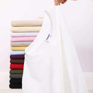 Camiseta de Alta Calidad de 270 g/m², Impresión Personalizada, Camiseta Blanca de Poliéster y Algodón para Hombre, Fabricante de Ropa Masculina - Product Image 1