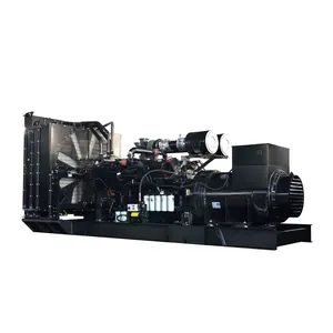 Hızlı teslimat 50hz 1200kw 1500kva jeneratör seti powered by cummins motor KTA50-G8