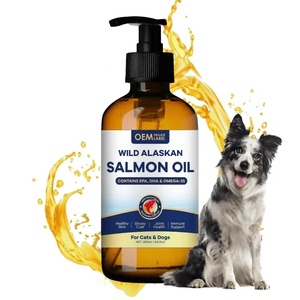 Wilde Zalm Visolie Vloeibare Supplement Voor Huisdieren Gezonde Huid Vacht Gezamenlijke Ondersteuning Immuunversterkende Epa Huisdier Gezondheidszorg Supplement - Product Image 1