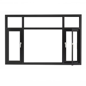 CHANGYI Style européen français personnalisé <span class=keywords><strong>baie</strong></span> <span class=keywords><strong>vitrée</strong></span> cuisine fenêtre à battant en verre coulissante salle de bain inclinable et tournant fenêtre en aluminium - Product Image 1