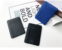 Unisex Tragbare Mehrfach-Kartenfach-Schutzhülle RFID Anti-Entmagnetisierung Grenzüberschreitender Großhandel PU Polyester Kreditkarten