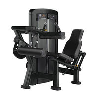 Machine professionnelle de musculation pour exercices de flexion et extension des jambes, avec assise en acier, à charge libre, pour usage commercial en salle de sport