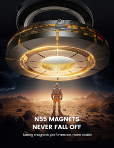 Support de téléphone magnétique <span class=keywords><strong>pour</strong></span> tableau de bord de voiture Lamicall STCD06, rotation à 360 degrés, base pivotante, <span class=keywords><strong>bras</strong></span> extensible pliable, aimant puissant - Product Image 5