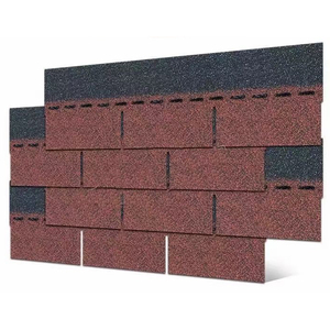 Bardeaux d'asphalte à 3 onglets de haute qualité fabriqués en Chine pour les toitures imperméables et les sous-couches, avec des feutres de toiture durables - Product Image 1