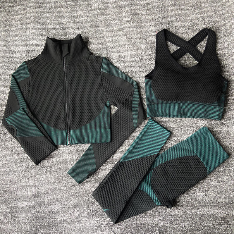 3 piece Set Dark green