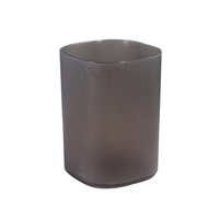 Hengyao porte-stylo enfichable Oblique rond Transparent, boîte à crayons en plastique Simple multifonctionnelle pour papeterie d'étudiant