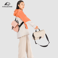 Sac bandoulière unisexe Kingsons en PU, style tendance, pour usage quotidien