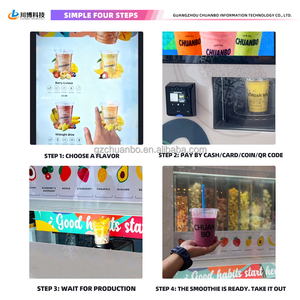Nouvelle machine distributrice de smoothies en métal personnalisée avec SDK, système de paiement intelligent et en libre-service 24h/24 - Product Image 1