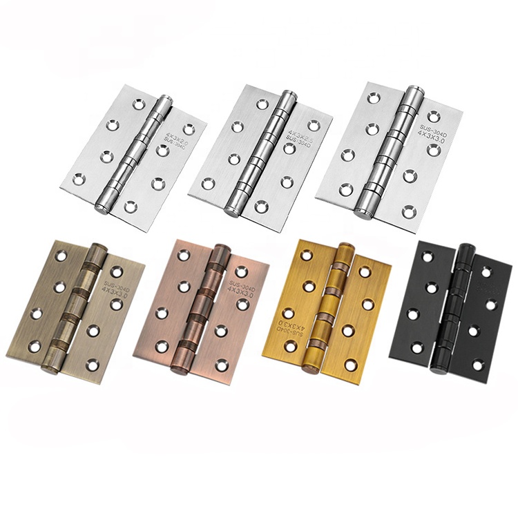 Custom Various Size Stainless Steel 3.5 Inch Commercial Adjustable Waterproof Concealed Window and Door Hinges