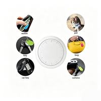 Traceur d'objets intelligent double système, étanche IP6X, compatible Google Find My Device pour Android/iOS, localisateur anti-perte mondial pour portefeuille