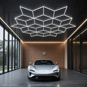 Lumières LED en forme de flocon de neige à CRI élevé, connexion sans soudure, pour bureaux commerciaux, supermarchés, salons de coiffure - Product Image 3