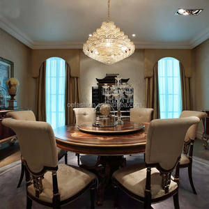 Muebles de comedor de lujo, mesa de comedor de mármol redonda moderna y juego de sillas de 6, <span class=keywords><strong>8</strong></span> y 10 plazas para el hogar, 1 unidad, 2 unidades - Product Image 5