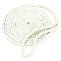 Cordage d'amarrage en nylon tressé double, polyamide, multicolores, 3/8'', 1/2'', 5/8'', 3/4'', 15ft, 20ft, 25ft, 35ft, pour bateaux, voiliers et yachts