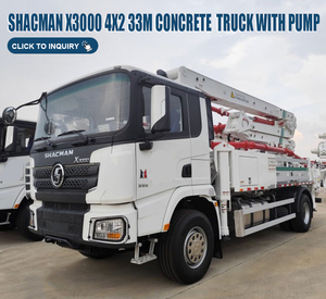 Hot Selling Concrete Machinery SHACMAN X3000 4x2 33m Reach 163m³/h Boom Pump Truck for Bridge and Water <b>Conservancy</b> Construction - Product Image 2