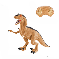 Çocuklar için kızılötesi uzaktan kumanda Dino simülasyon kükreyen t-rex yürüyüş dinozor modeli oyuncak