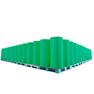 High Quality Custom Green Yellow 1500mm*6000m <strong>Crepe</strong> <strong>Paper</strong> Jumbo Roll Masking Tape Manufacturer - Product Image 2