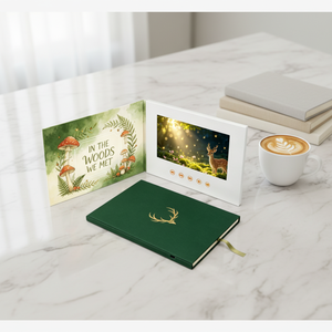Lecteur <span class=keywords><strong>d</strong></span>'affiches publicitaires LCD en <span class=keywords><strong>carton</strong></span> pour cartes <span class=keywords><strong>d</strong></span>'<span class=keywords><strong>invitation</strong></span> de mariage, logos personnalisés, promotion commerciale, cadeau - Product Image 1