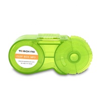 Nettoyeur de face d'extrémité de fibre optique, cassette de nettoyage de fibre optique CLE-BOX-MPO pour MPO/MTP avec ou sans broches, plus de 500 nettoyages, antistatique