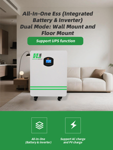 تخزين منزلي 48 فولت حزمة بطارية ليثيوم Lifepo4 الكل في واحد 5.5 فولت 12 كيلو واط ساعة 100 أمبير/ساعة تخزين طاقة منزلية محمية 10 كيلو واط/ساعة - Product Image 5